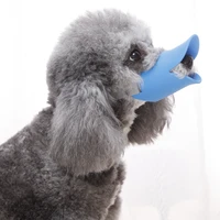 1 piece anti bite mask duckbill mask pet accessories dog supplies dog mouth non toxic silicone multifunctional mask