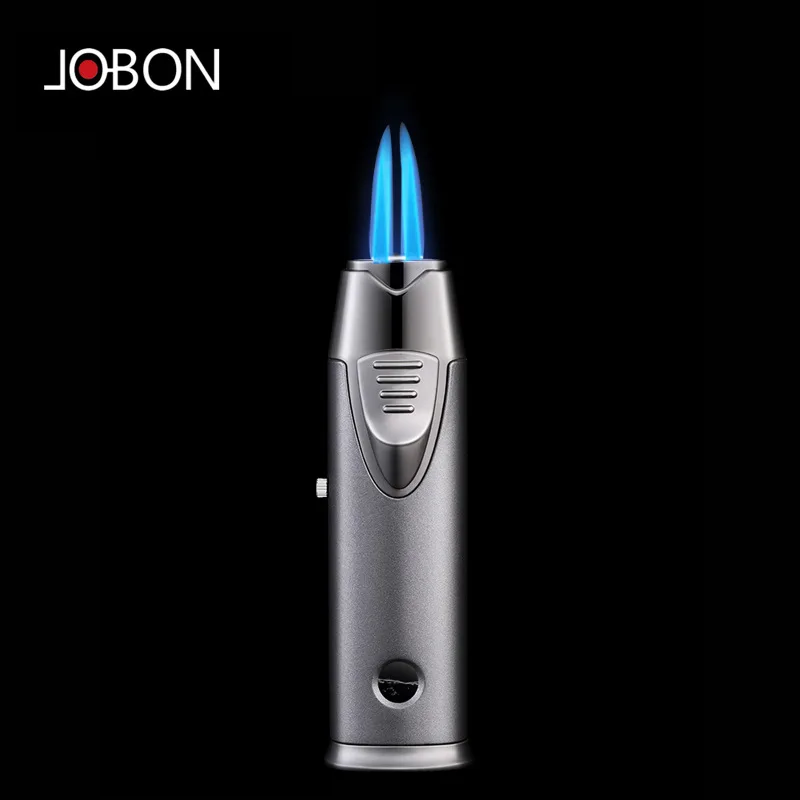 

Torch Turbo Gas Lighter Butane Windproof Metal Jet Cigar Cigarette Lighter Pipe Start Flame Powerful Gadgets For Men Technology