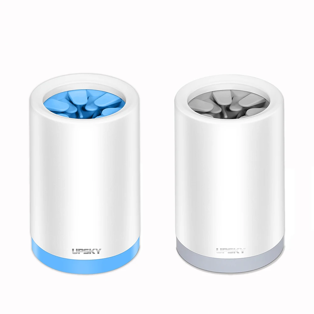 

UPSKY собачье приспособление для очистки лап чашка щетка для ухода за домашними животными предотвращает брызги воды портативный Мягкий силик...