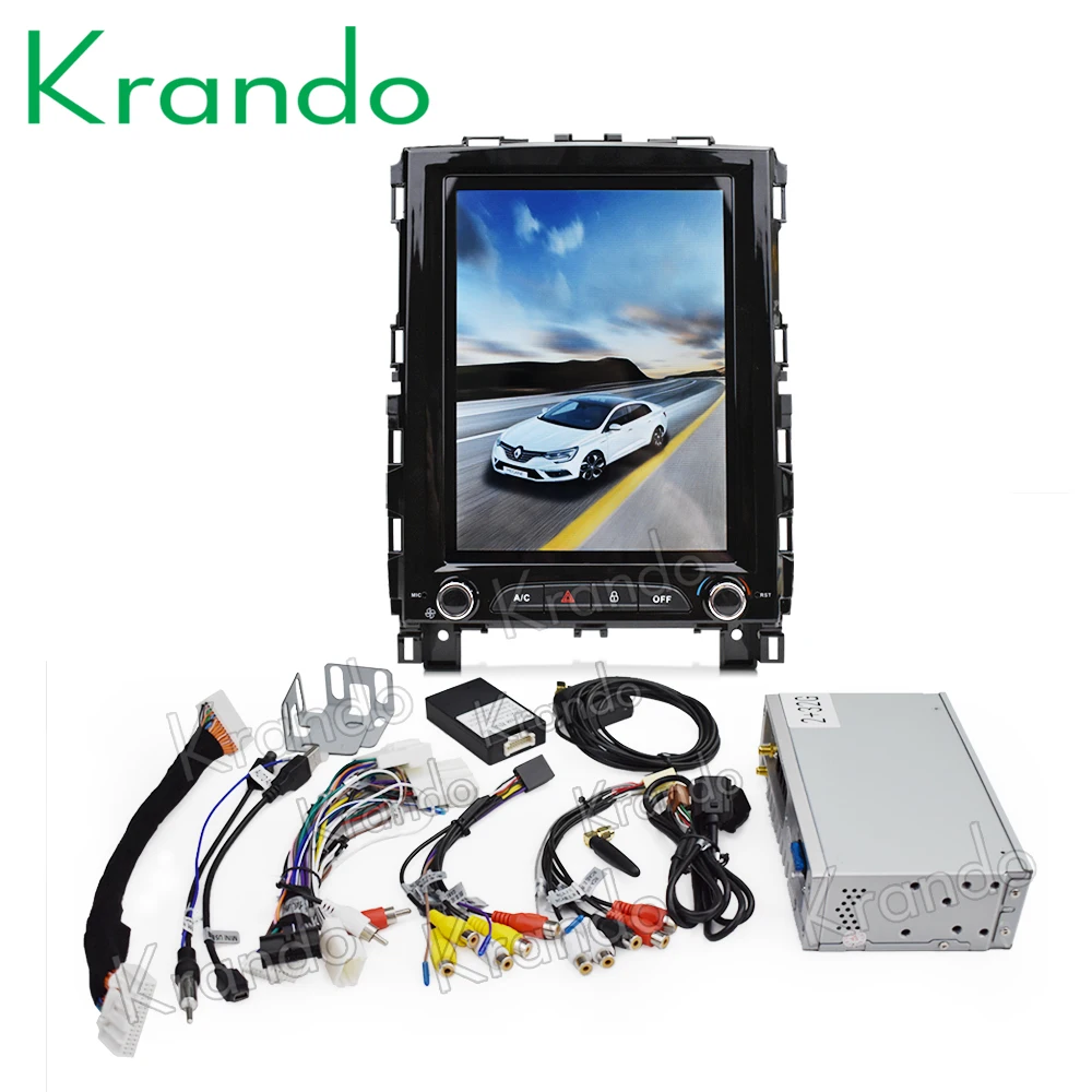 Автомобильный мультимедийный плеер Krando Android 9 0 4 Гб 32 ГБ 10 дюйма с вертикальным