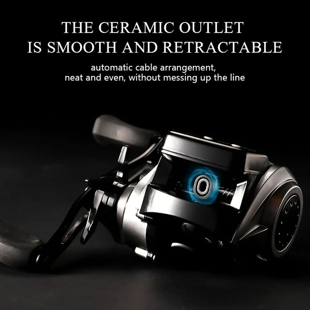 

Fishing Reel With Digital Display 6.3:1 16+1 Ball Bearing Low Profile Line Counter Pesca Reel Fishing Tool Accessories