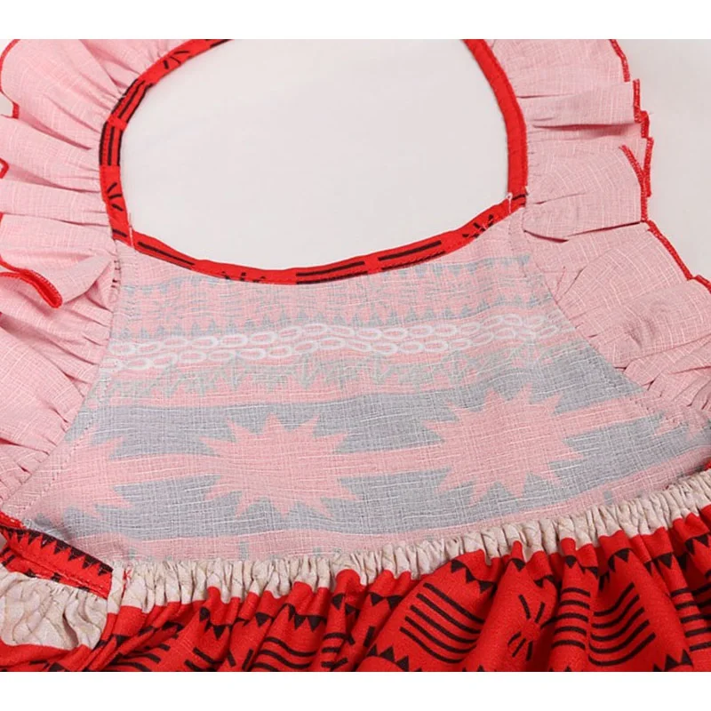 2020 Kids Princess Costume Dresses With Necklace Wig Girls Dress Adventure Outfit Party Cosplay | Детская одежда и обувь