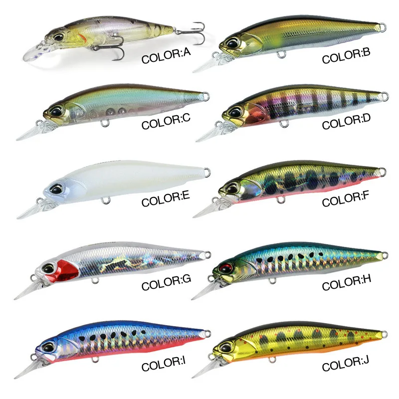 

Japan Fishing Lure 2021 Bass Pike Floating Minnow Lures Rozante Jerkbaits Artificial Hard Baits Wobblers 77mm8.4g Fishing Tackle