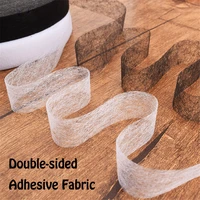 50 meters double sided pa interlining adhesive fabric clothes apparel iron on hem tape interlining web diy sewing crafts