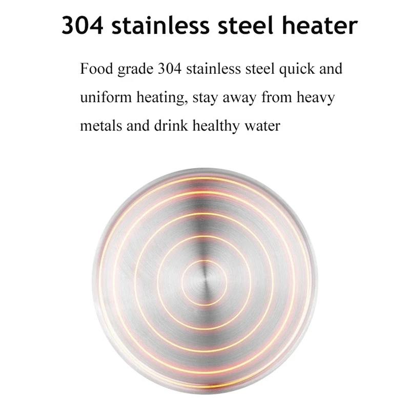 

Foldable Electric Kettle,Travel Portable Kettles 600Ml Boil Insulation Heating Boiler Tea Pot for Camping Home,Eu Plug