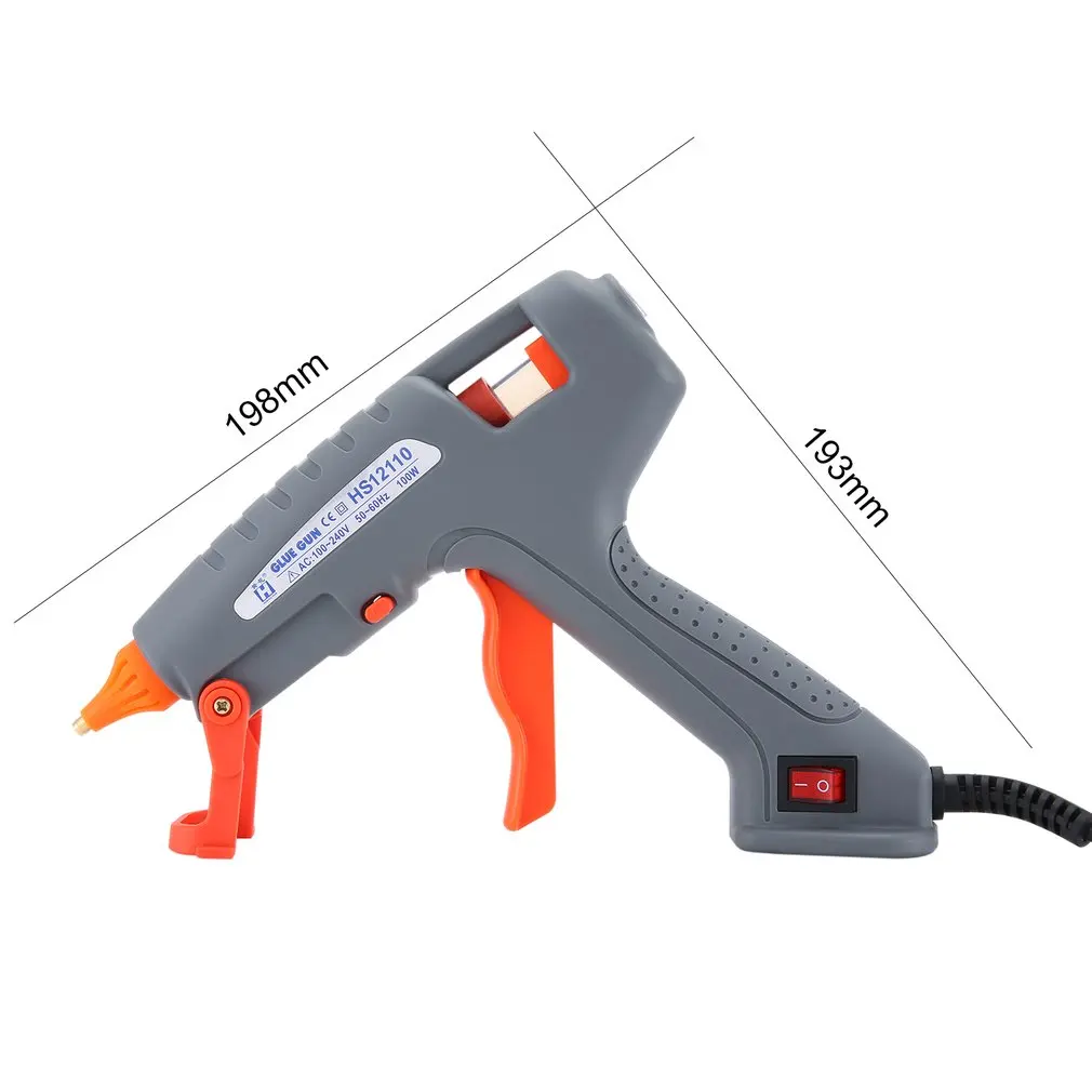 

HS12110 100W Hot Melt Glue Gun Heat Guns for DIY Handwork Toy Repair Tools Electric Heat Temperature Glue Guns