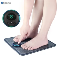 klinna tens ems electric foot massager mat massageador fisioterapia pes muscular health care relaxation electrodos estimulado