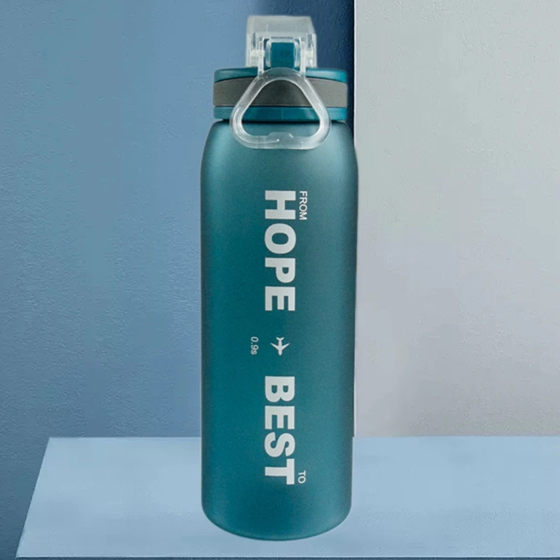 

900ML Portable Plastic Water Bottle High Capacity Outdoor Travel Drinking Bottle Home Office Water Bottles Tea Drink Flask