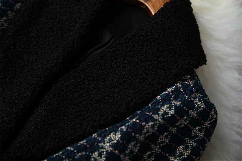 Runway Fashion Winter Tweed Woolen Jackets and Coats Women Elegant Lady Lace Up Vintage Long Wool Blend Overcoat Outerwear