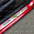 Для Mazda 3 CX-5 6 CX30 порога Kick накладка автомобильные аксессуары порог гвардии педаль для укладки волос Стикеры