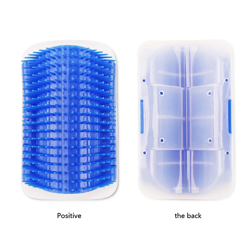 Угловая щетка для домашних животных расческа игр игрушка кошек пластиковая