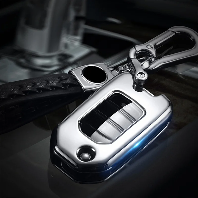 

Funny New Hard TPU Car Smart Key Case Full Cover For Honda Civic CR-V HR-V Accord Jade Crider Odyssey 2015-2018 Auto Accessories