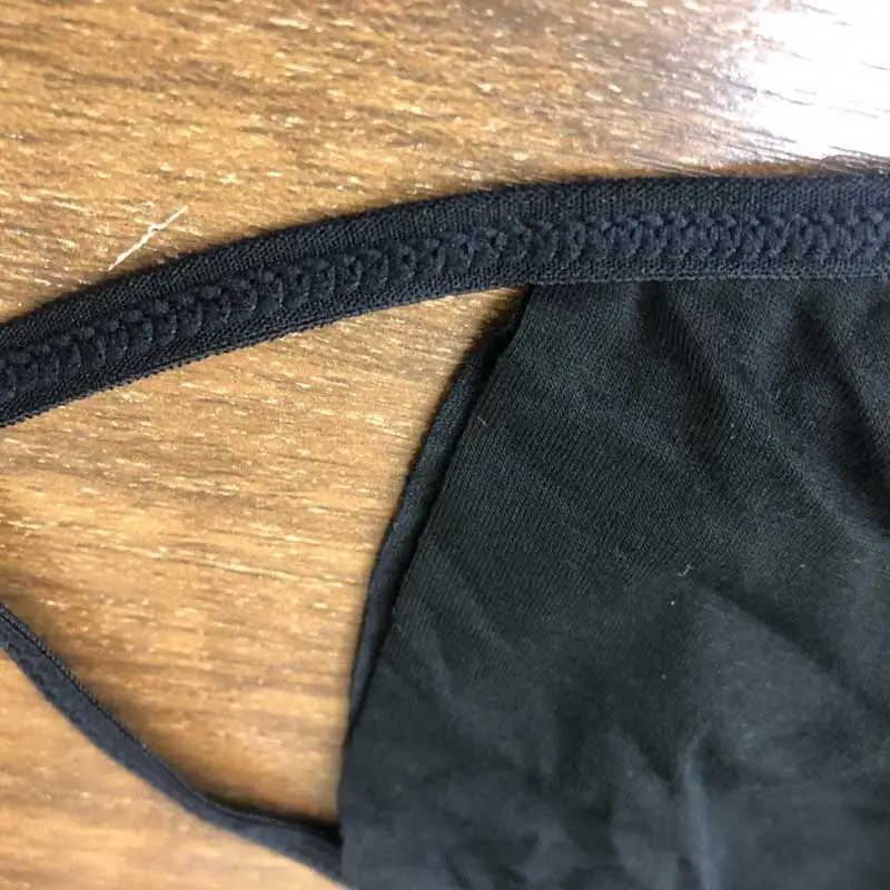 Двухслойная маска для лица черная и белая рта моющаяся многоразовая