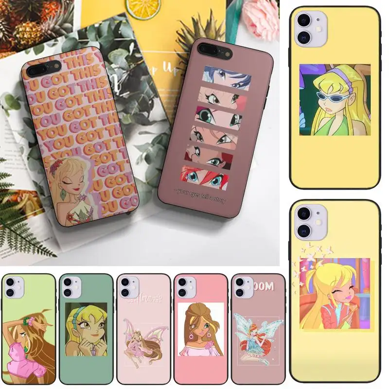 

Lovely Winx Girl Clubs Phone Case Fundas Shell Cover For HUAWEI P10 P20 P30 P40 Mate 30 40 Lite Pro