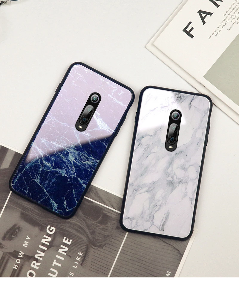 Для Meizu M9 M8 M6 M5 Note чехол Роскошный мрамор закаленное стекло твердая задняя крышка для Meizu v8 x8 s6 E3 модные красочные Чехлы для телефона