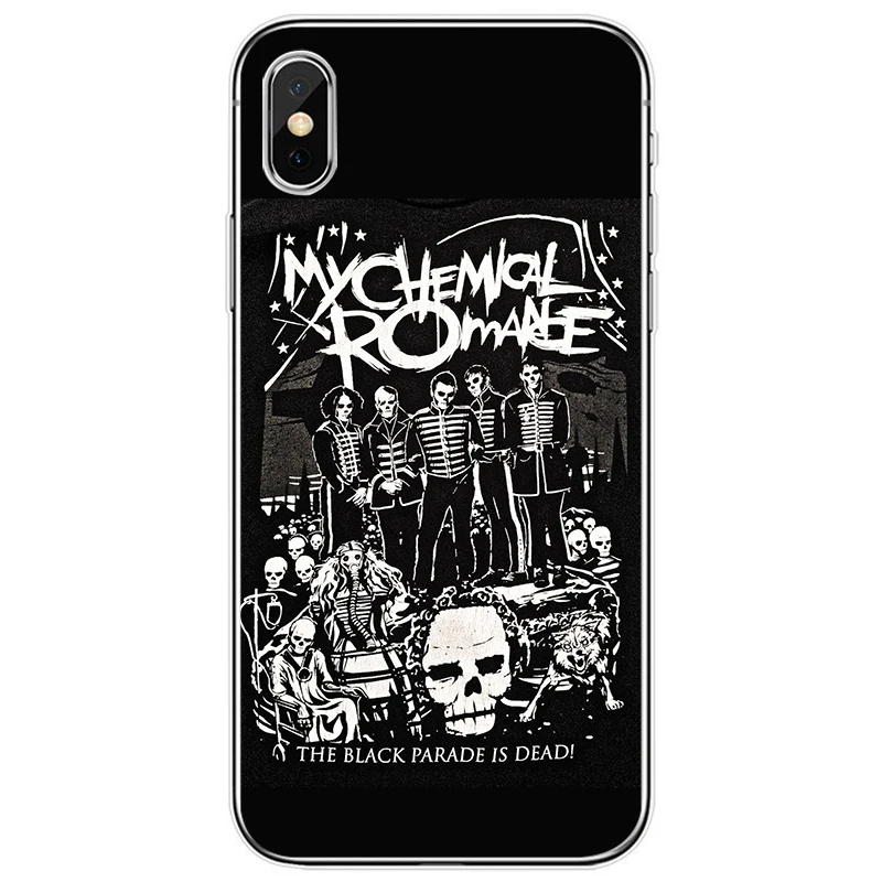 Мягкий силиконовый чехол My Chemical Romance из ТПУ для телефона iPhone SE 5 5S 6 6plus 7 8 plus X XR XS Max |