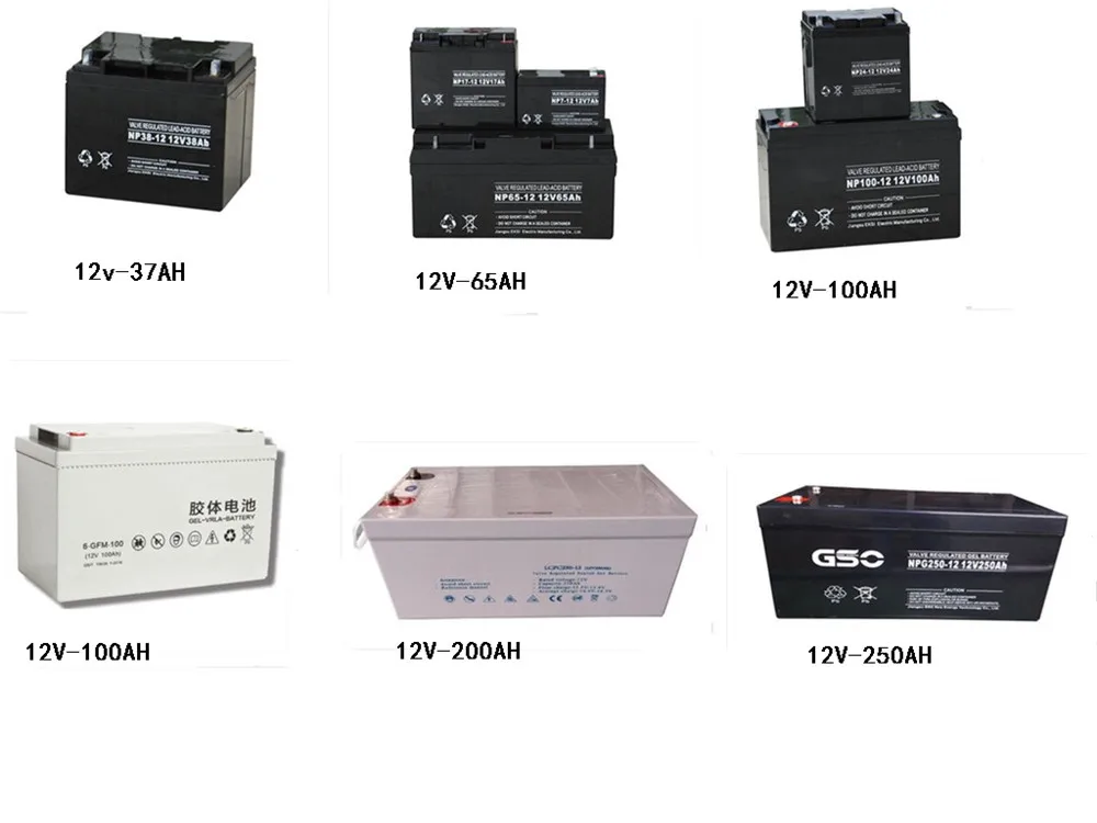 

Solar storage batteries Gel 12v200ah deep cycle lead acid battery for solar power home system