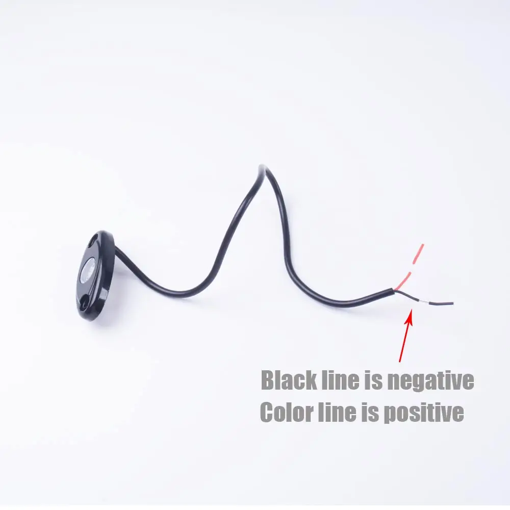 4 шт. универсальный 9 Вт высокомощный светодиодный светильник рок светящийся для