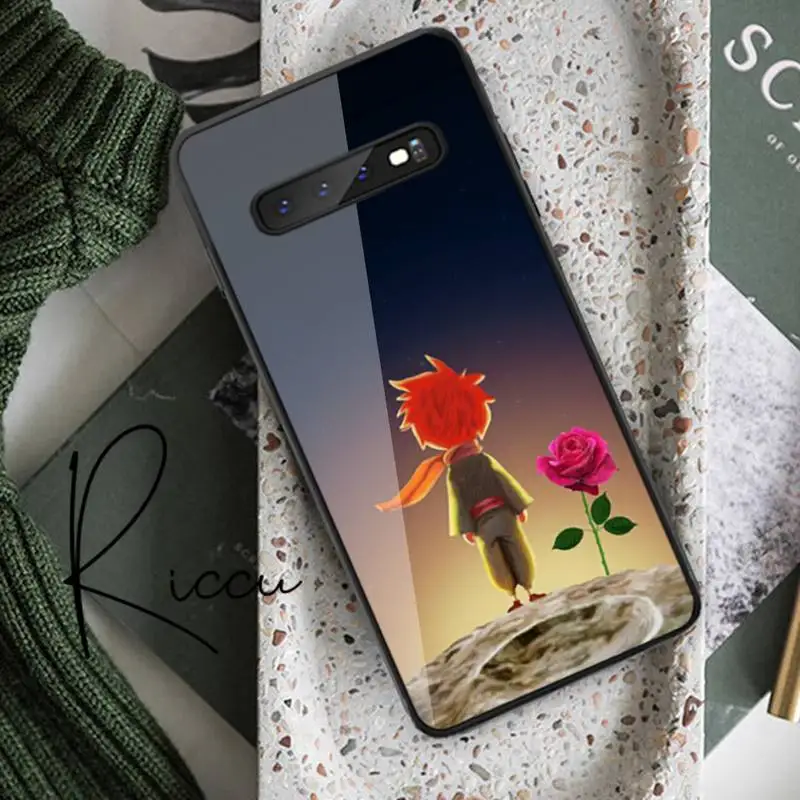 

Anime Little Prince Phone Case Tempered Glass For Samsung S20 Plus S7 S8 S9 S10E Plus Note 8 9 10 Plus A7 2018