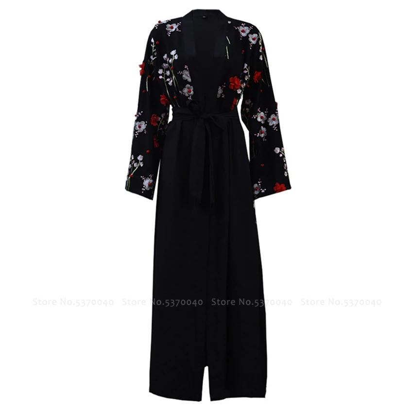 Abaya Дубай Арабский Кафтан мусульманское платье халат женский кардиган Hijabs