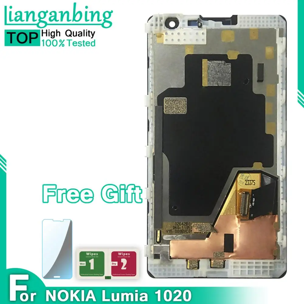 ЖК дисплей для Nokia Lumia 1020 сменный дигитайзер сенсорного экрана в сборе nokia экран с