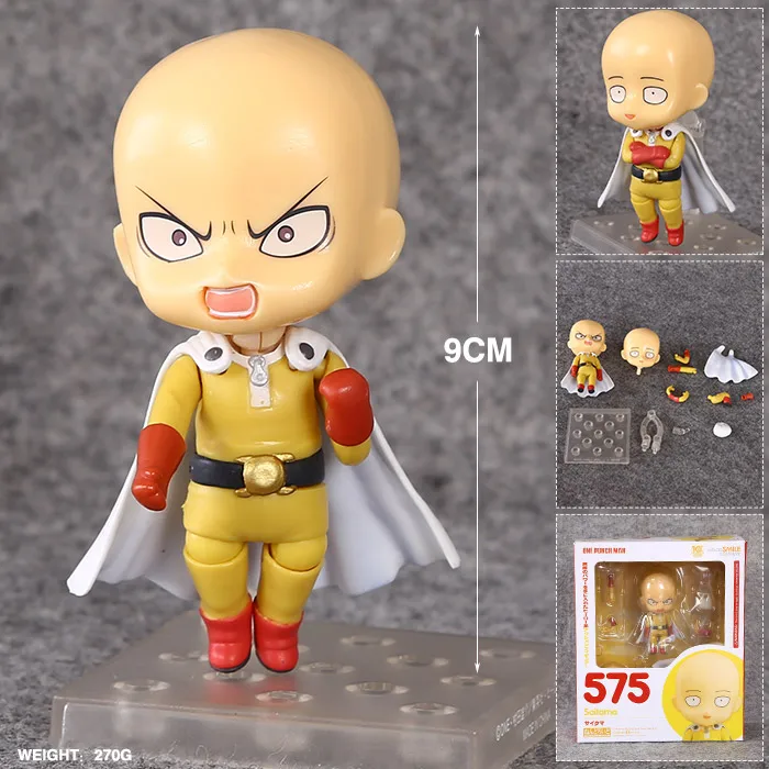 Бесплатная доставка милые 4 &quotNendoroid ONE PUNCH MAN Saitama в штучной упаковке 10 см ПВХ