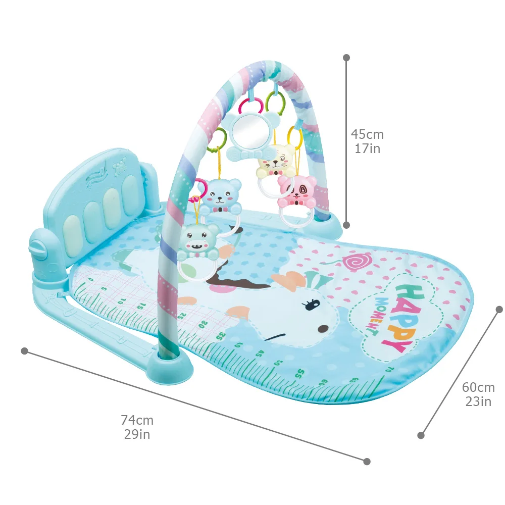 

DSUE Baby Toys Music PlayPuzzle Carpet with Piano Keyboard Infant Fitness Crawling Mat Early Education Gym Toy