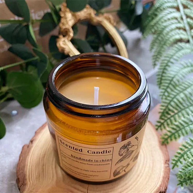 Glass Jar Cup Natural Soy Candle Aromatherapy Scented Wedding Party Birthday Relaxing Stress Relief Candles | Дом и сад