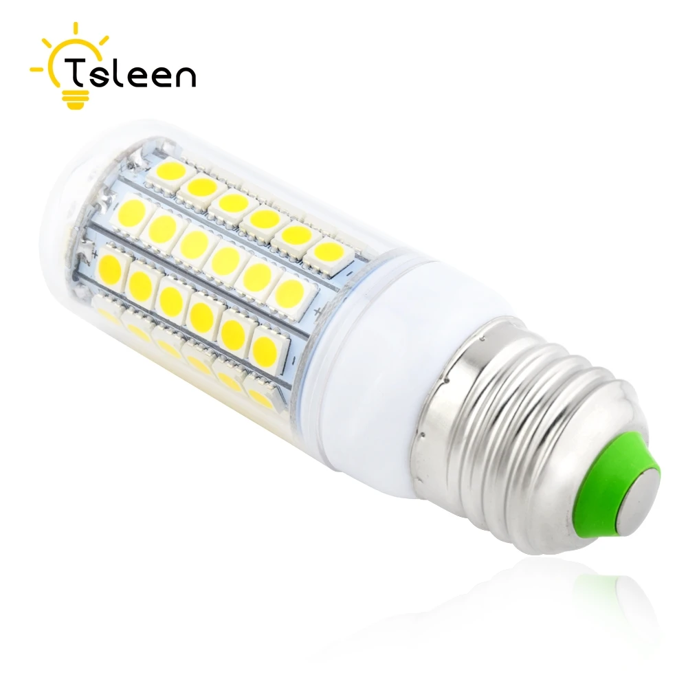 TSLEEN 5 шт. Светодиодная лампа 15 Вт 13 12 11 9 кукурузный светильник AC220V E27 E14 B22 G9 5050