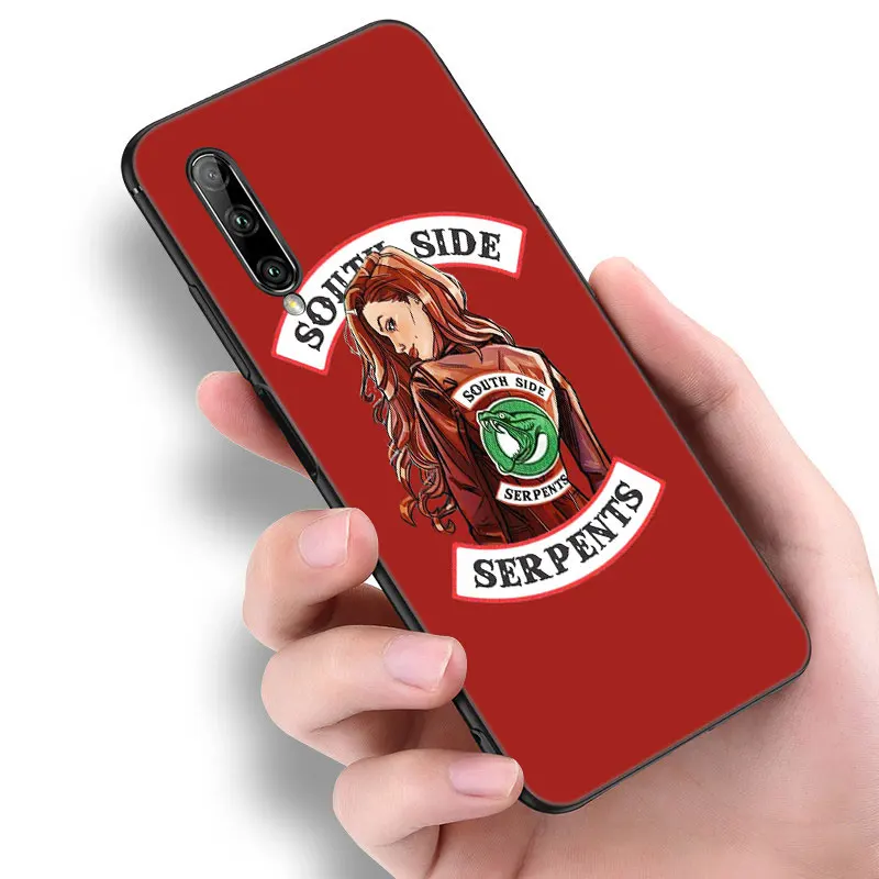 Чехол Riverdale South Side Serpents для Huawei Y9A Y9S Y8P Y8S Y7A Y7P Y6P Y6S Y5P Y5 Lite Y6 Y7 Y9 Prime 2018 2019 черный чехол |