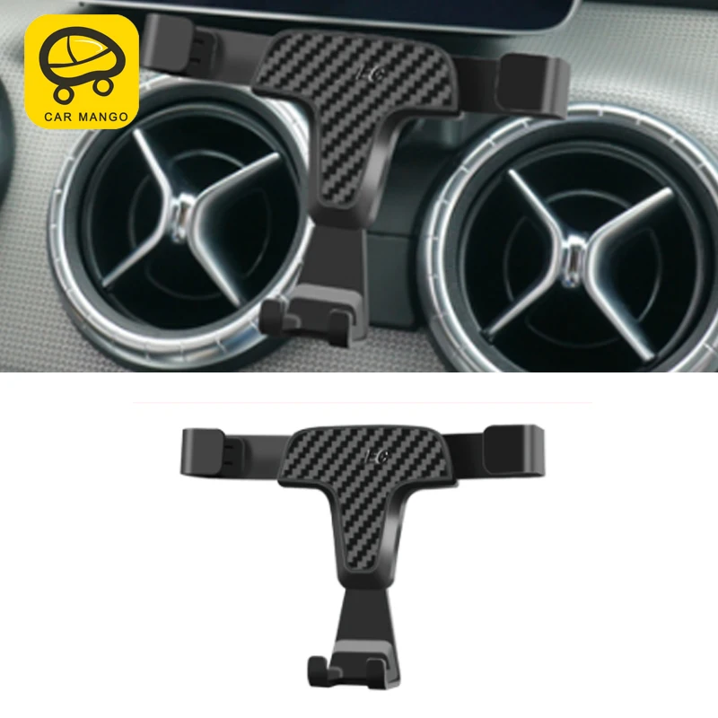 

Автомобильный держатель для телефона CarManGo для Mercedes Benz C Class W205 2015-2018 2017 2019, подставка для вентиляционного отверстия, Гравитационный держател...