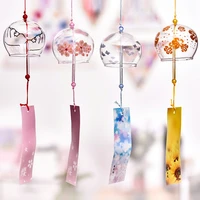 xia feng lucky wind chimes japanese decoration handmade bell glass small fresh creative bedroom pendant gift