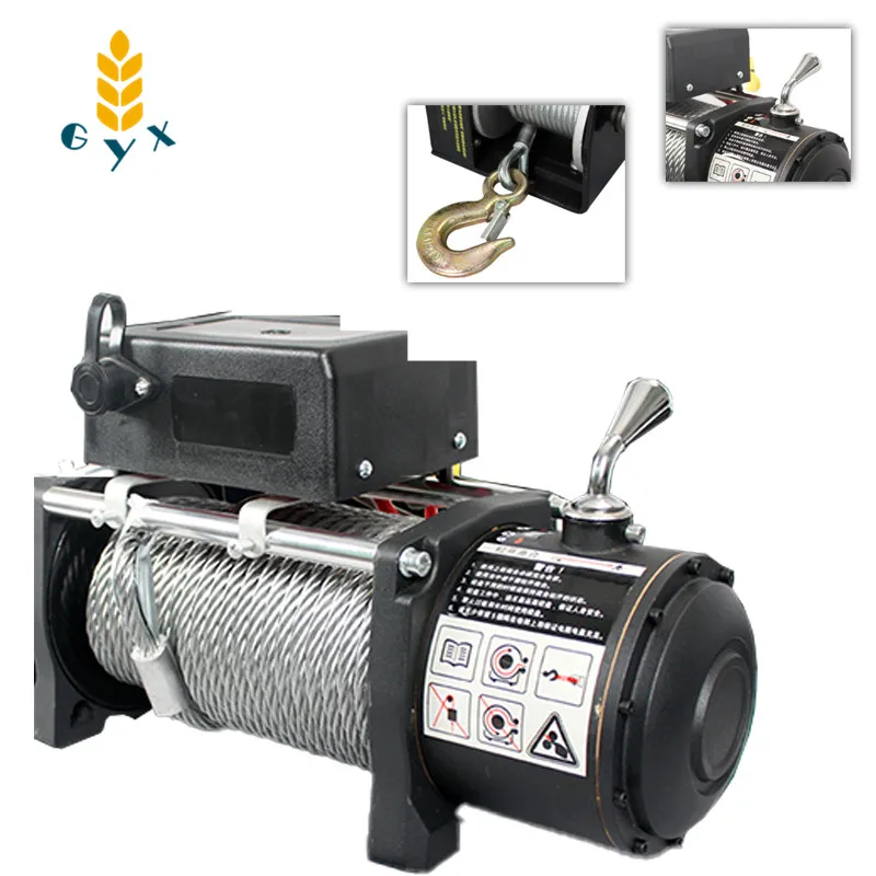 Электрическая лебедка/12V буровая установка смонтированная на грузовом