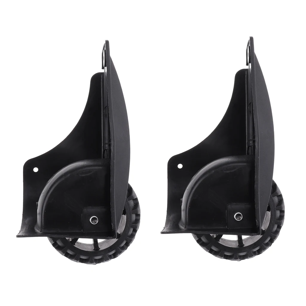 Пара колесиков для ремонта багажа Замена черного чемодана D082|Детали и аксессуары