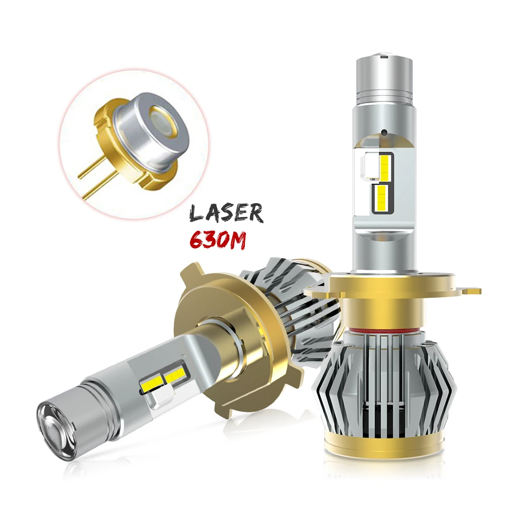 

2020 New Customized Lux @630m Spotlight Bulb H4 H7 H11 9005 9006 Laser Headlight for Cars