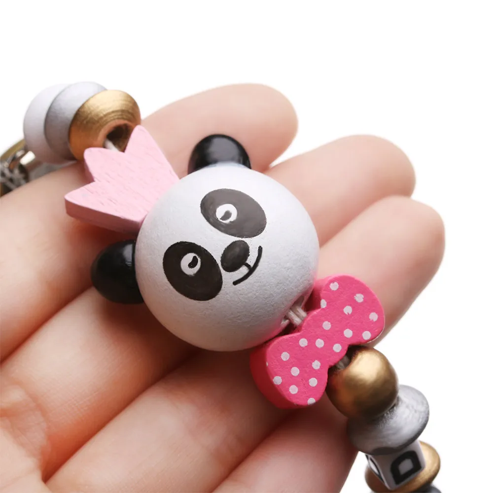 1PC New Multicolor Panda Silicone Baby Pacifier Clip Rainbow Chain For Teething Soother Chew Toy | Мать и ребенок