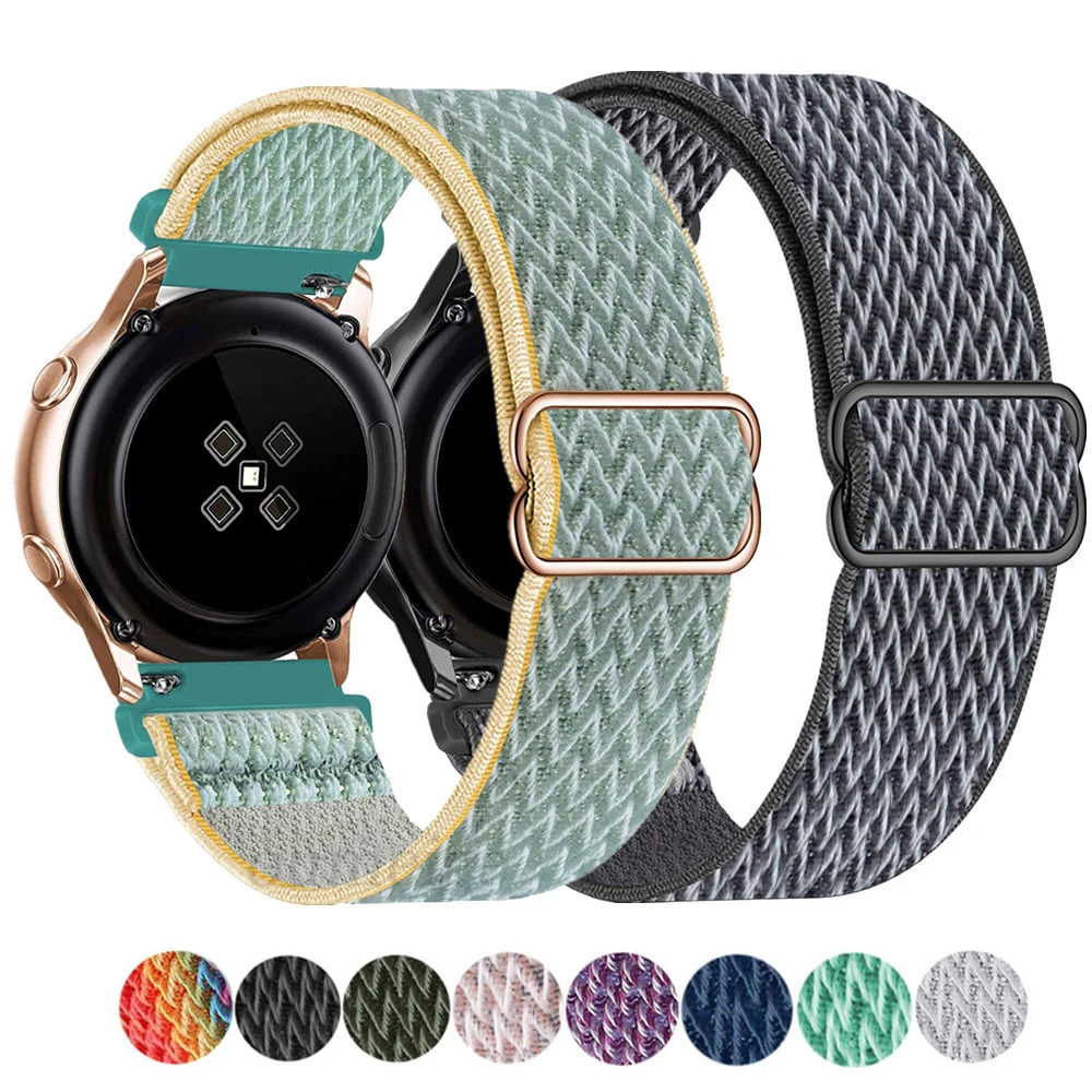 

Ремешок для часов Samsung Galaxy Active 2, браслет для Samsung Galaxy Watch 42 мм 46 мм Huawei Watch 3, 22 мм 20 мм