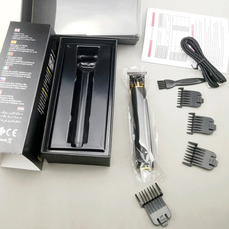 Профессиональный литий-ионный t-outliner gtx триммер для волос мужчин перезаряжаемая
