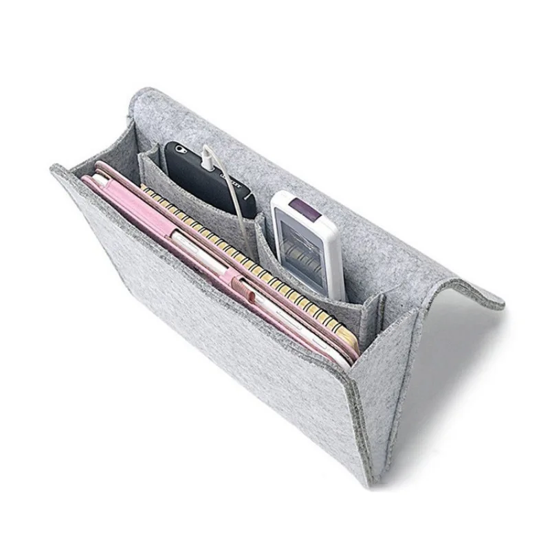 Войлочный прикроватный органайзер для хранения подвесной карман организации журнального телефона с