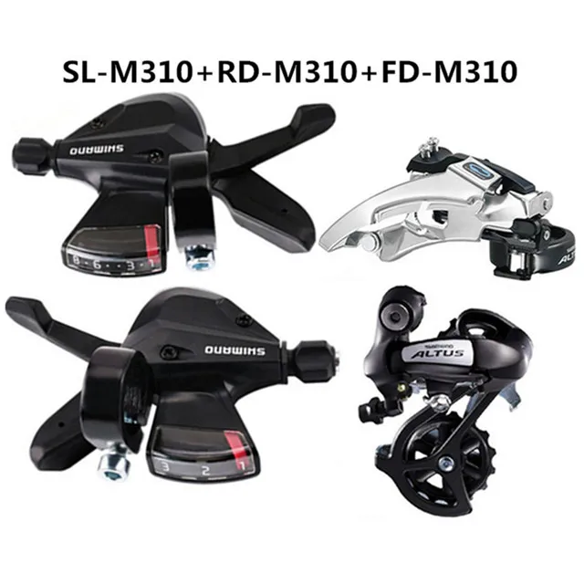 SHIMANO ALTUS SL-M310, RD-M310 для горного велосипеда, переключающий палец, 7 S/8, набор скоростей, задний циферблат, FD-M310
