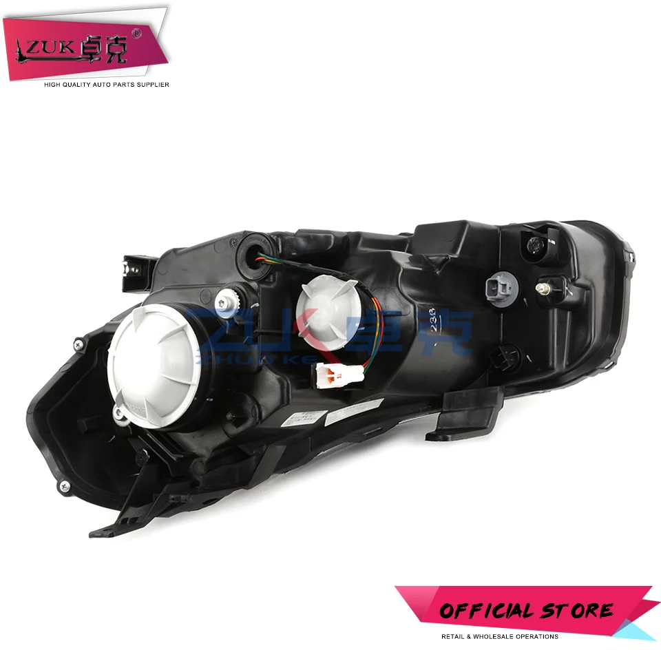 

ZUK Front Bumper Headlight Headlamp For Suzuki SX4 2006-2016 Head Light Head Lamp Sub-Assy Black Type