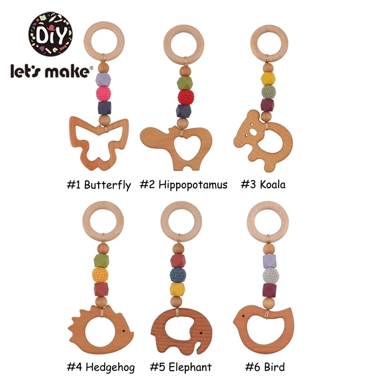 1 шт. силиконовые шестигранные бусины для прорезывания зубов | Мать и ребенок