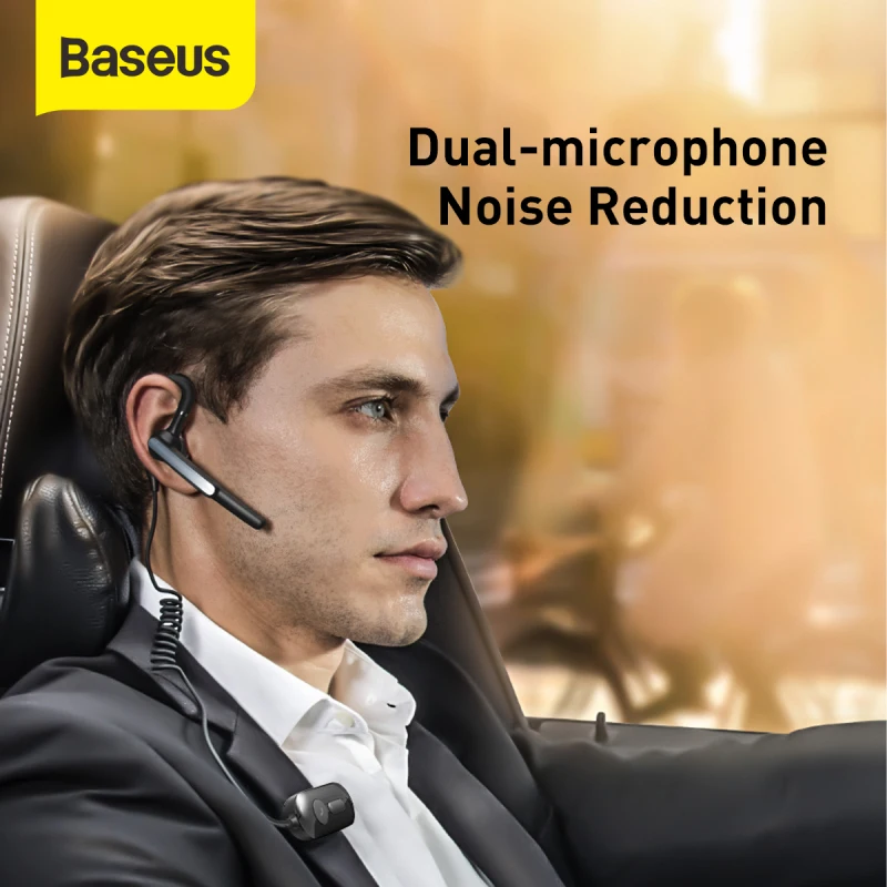 Беспроводные наушники Baseus A10 Умные Bluetooth в автомобиле 5 0 водонепроницаемые 200 мА ·