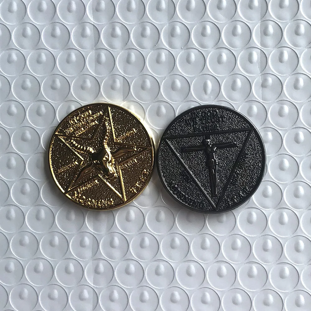 Светящиеся монеты для косплея пентесал аксессуары костюма Люцифера Морнингстар