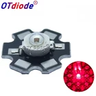 5-100 шт., мощный светодиодный чип мощностью 1-3 Вт, 3 Вт, светодиодный светильник для роста растений, красный свет, нм-нм, часть излучателя, SMD, монолитный блок диодов, сделай сам, светильник для выращивания