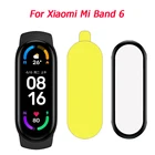 3D Защитное стекло для Xiaomi Mi Band 6, стеклянная пленка для Mi Band 6 Smart Watch Band 6, мягкая защитная пленка для Mi Band 6