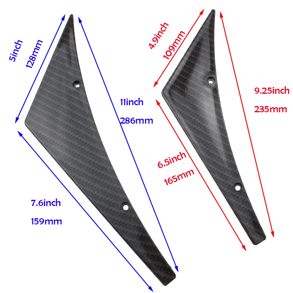 Разветвитель губ переднего бампера автомобиля ласты для кузова утка McLaren Mack Seat UD