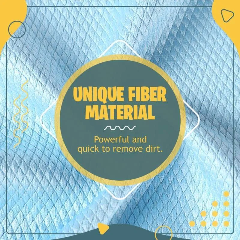 

3pcs Fish Scale Rag Towel Kitchen Cleaning Wave Pattern Fish Scale Cloth Rag Cleaning Cloths Glass Cleaning Polishing Clothes