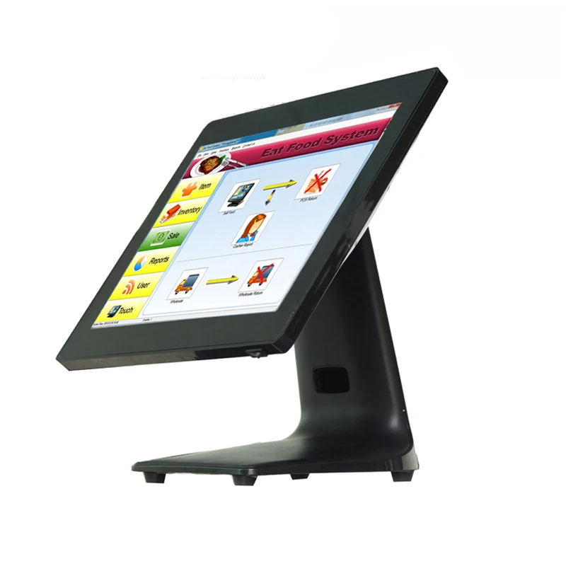 

High sales POS system for retailers 15 inch apacitive touch screen POS machine and Terminal Cash Register fanless cashier