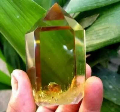 Лучший натуральный цитрин кварцевый кристалл точечное Исцеление|Статуи и